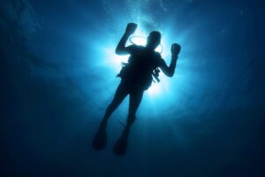 Padi Rescue course inconscient diver